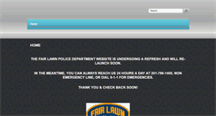 Desktop Screenshot of fairlawnpd.com